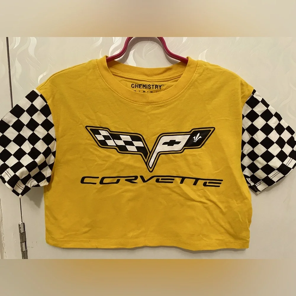 Yellow crop top,size : small,wore just once, in a great condition.Fixed price❤️ - Picture 1 of 2